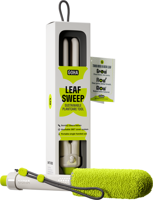 Leaf Sweep 4-in-1 Plant Cleaning Tool - Starter Kit w/ Combo Covers