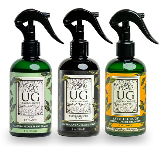 UG 3 Pack Kit - Super Growth Elixir, Say No To Bugs, Leaf Radiance