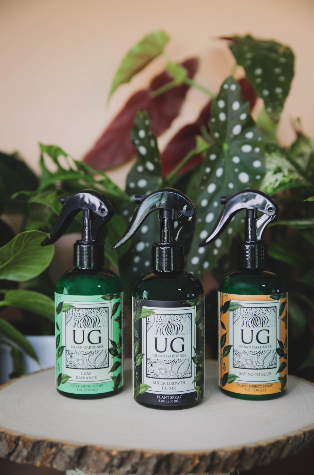 UG 3 Pack Kit - Super Growth Elixir, Say No To Bugs, Leaf Radiance