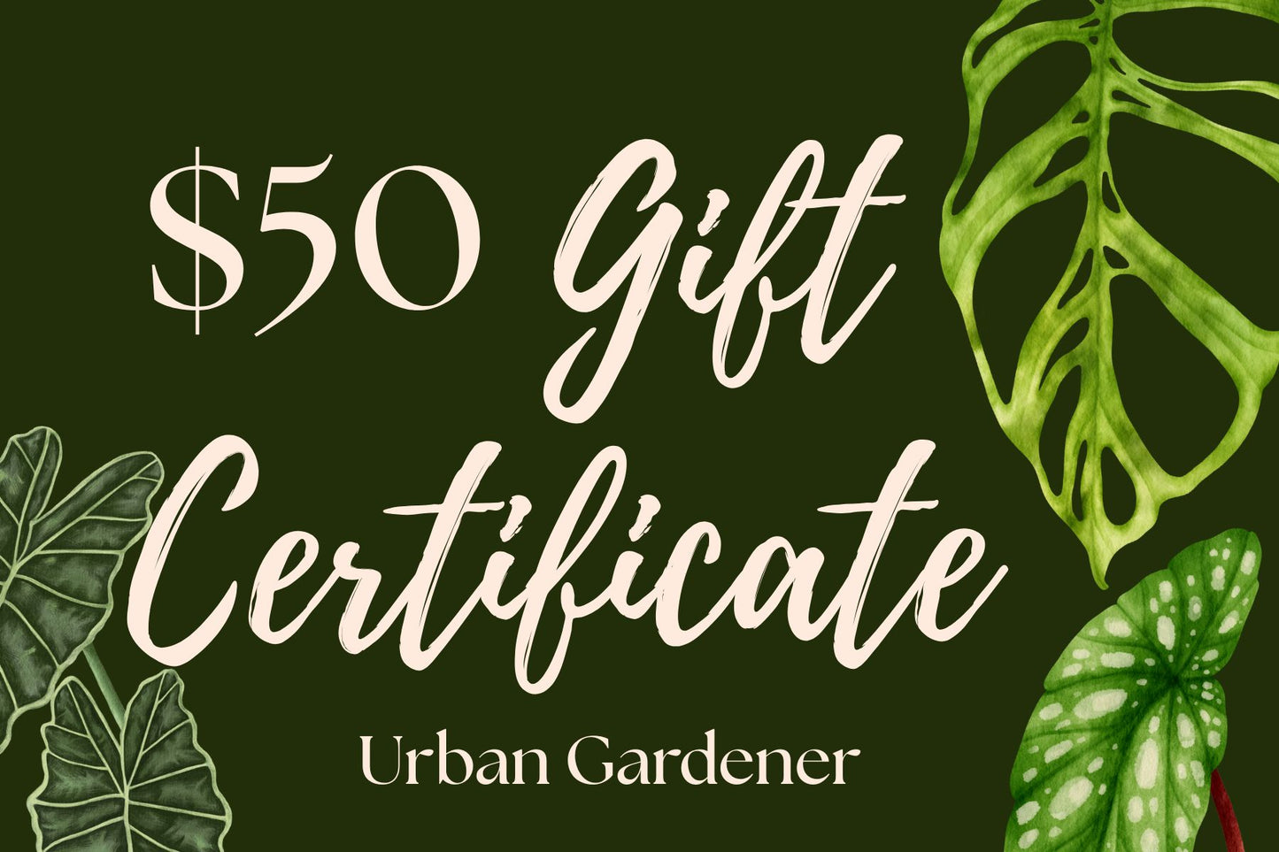 Plant Care Gift Card