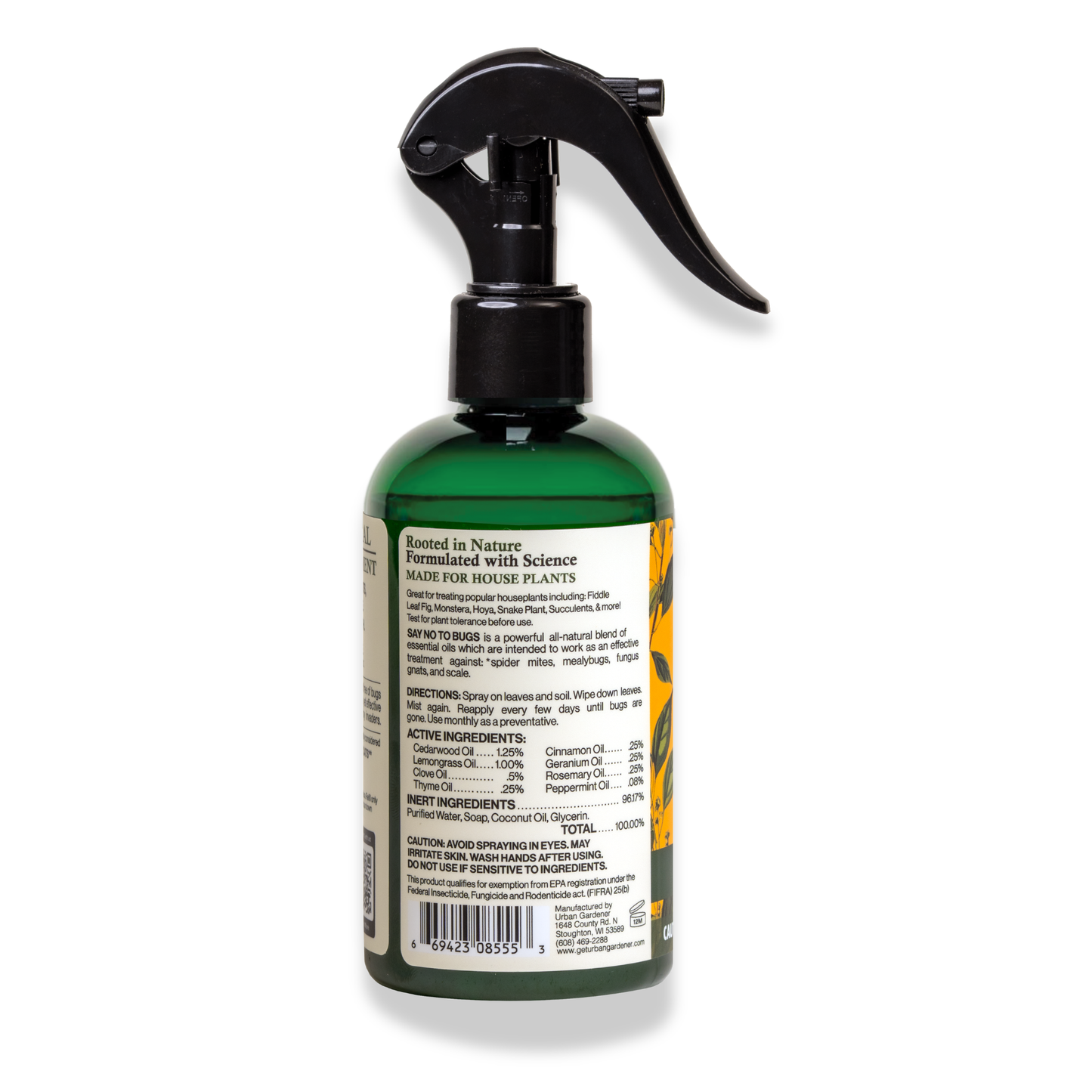 Natural Insect Treatment for Houseplants | Treats Mealybugs, Fungus Gnats and Spider Mites - Say No To Bugs
