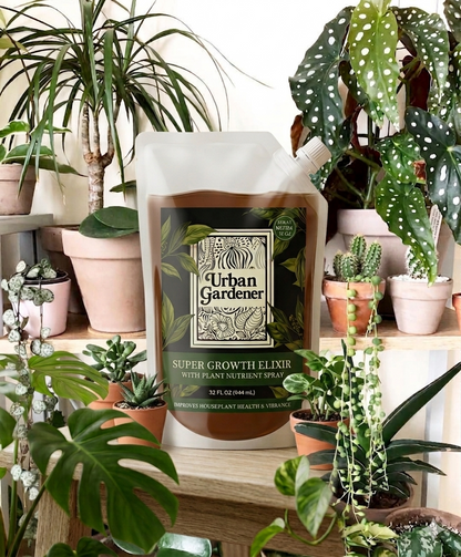 Earth friendly Eco-pouch - Super Growth Elixir Refill - Best Selling All Natural Houseplant Growth Spray