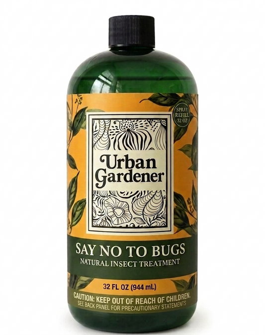 Natural Houseplant Insect Treatment | Safe Pest Control Spray – Say No To Bugs 32 Oz. Refill