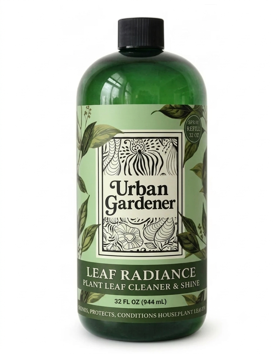 Leaf Cleaner & Shine for Houseplants | Natural Plant Spray – Leaf Radiance 32 oz. Refill