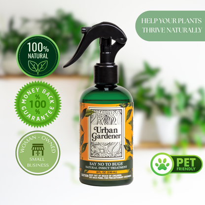 Natural Insect Treatment for Houseplants | Treats Mealybugs, Fungus Gnats and Spider Mites - Say No To Bugs