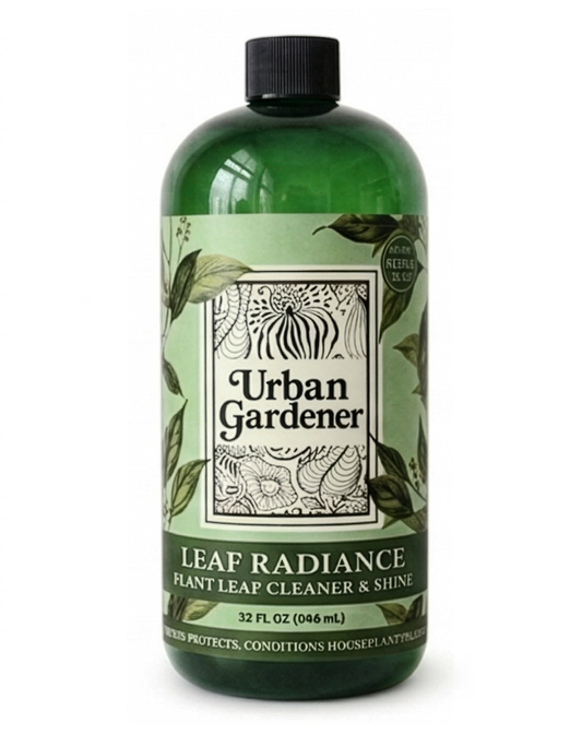 Leaf Cleaner & Shine for Houseplants | Natural Plant Spray – Leaf Radiance 32 oz. Refill